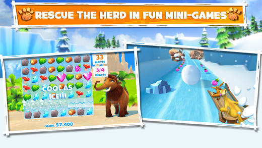 Ice Age Adventures: AppStrore free new game - Φωτογραφία 5