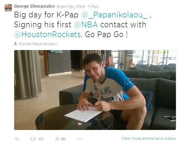 Κώστας Παπανικολάου: Ο 9ος Έλληνας που θα αγωνιστεί στο ΝΒΑ! - Φωτογραφία 2