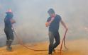 Συναγερμός στο Δίστομο για μεγάλη φωτιά – Χτυπούσαν καμπάνες στο χωριό