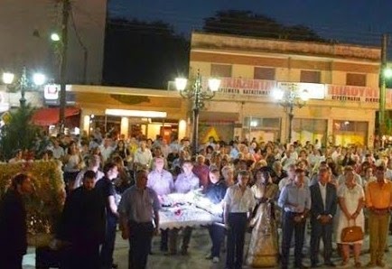 Με θρησκευτική κατάνυξη τίμησε η πόλη του Λαγκαδά την μεγάλη εορτή της Ορθοδοξίας, Κοιμήσεως της Θεοτόκου - Φωτογραφία 1