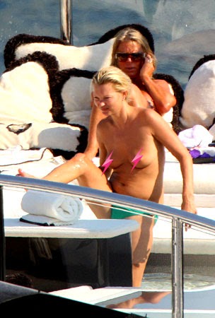 Kate Moss: Το στήθος της έγινε ποτήρι σαμπάνιας - Φωτογραφία 4