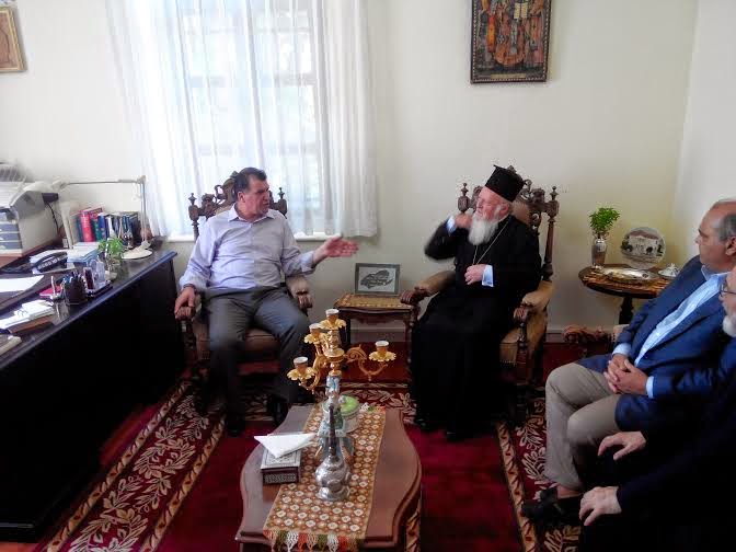 Συνάντηση ΥΜΑΘ, Γ. Ορφανού με τον Οικουμενικό Πατριάρχη, Βαρθολομαίο  στην Ίμβρο - Φωτογραφία 1