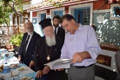 Επίσκεψη του ΥΜΑΘ, Γ. Ορφανού στην Ίμβρο