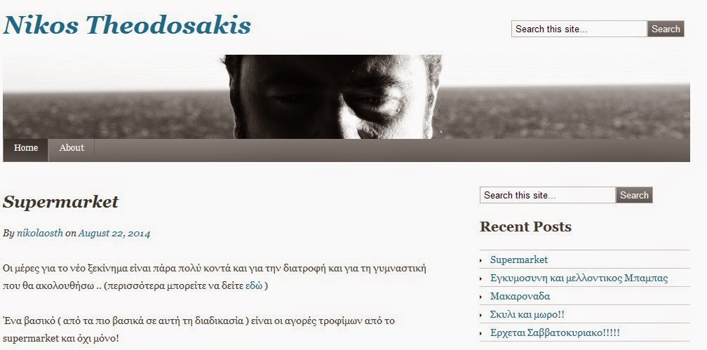 Ο Νίκος Θεοδοσάκης σας ενημερώνει για όλα μέσα από το blog του... - Φωτογραφία 1