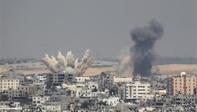 Ισραηλινή επιδρομή ισοπέδωσε κτίριο 12 ορόφων στη Γάζα - Φωτογραφία 1
