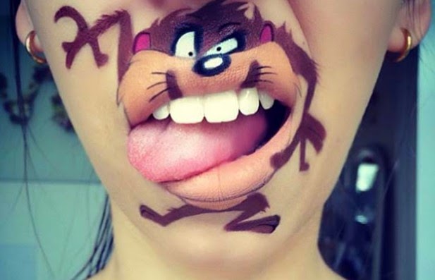 Makeup artist μετατρέπει τα χείλη της σε διασκεδαστικά καρτούν...[photos] - Φωτογραφία 1