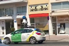 Το αυτοκίνητο της google maps πέρασε σήμερα από την Δράμα