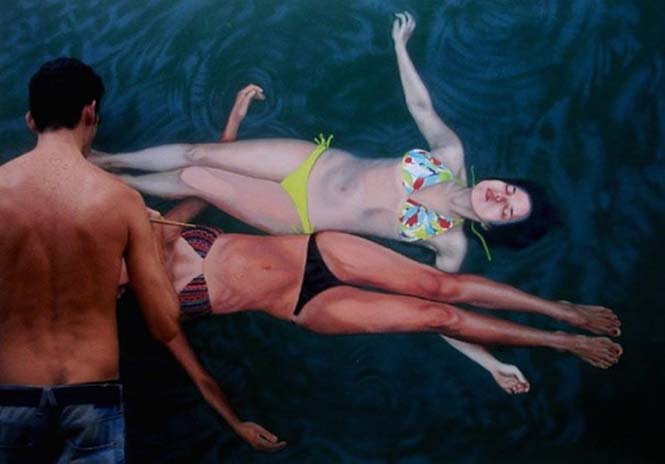Κολυμβητές σε υπερρεαλιστικούς πίνακες ζωγραφικής... [photos] - Φωτογραφία 3