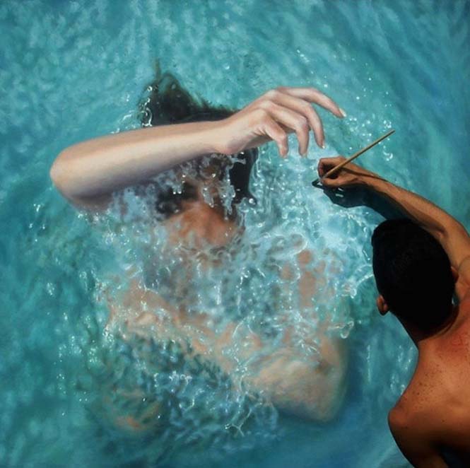 Κολυμβητές σε υπερρεαλιστικούς πίνακες ζωγραφικής... [photos] - Φωτογραφία 9