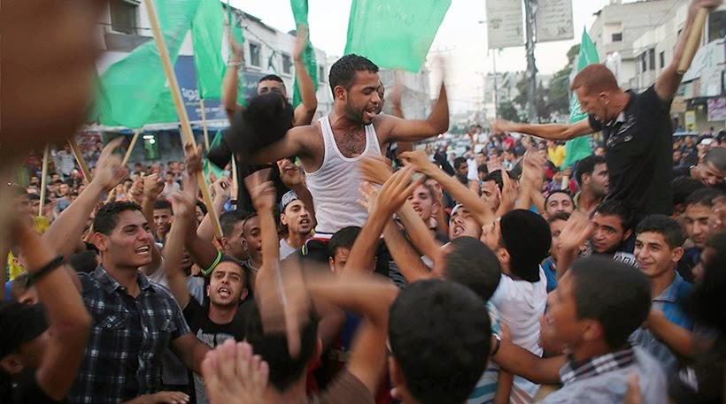 H Παλαιστίνη πανηγυρίζει για τη νίκη! - Φωτογραφία 1
