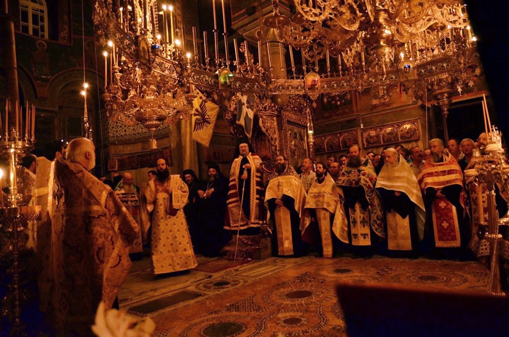 5199 - Δεκαπενταύγουστος στην Ιερά Μονή Ιβήρων (βίντεο και φωτογραφίες) - Φωτογραφία 1