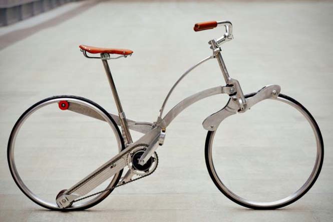Αυτό είναι το ποδήλατο που μαζεύει σαν ομπρέλα...[viedo+photos] - Φωτογραφία 4