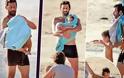 Δείτε στη φωτογραφία τον Λευτέρη Ελευθερίου με τη γυναίκα του και τα παιδιά του σε παραλία της Νάξου! [photo] - Φωτογραφία 2