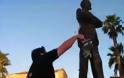 Οργή για τις αθλιότητες στο άγαλμα του Βενιζέλου στη Χαλέπα