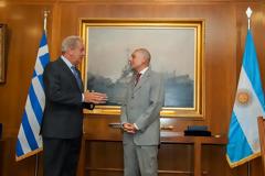 Συνάντηση ΥΕΘΑ Δημήτρη Αβραμόπουλου με τον Πρέσβη της Αργεντινής