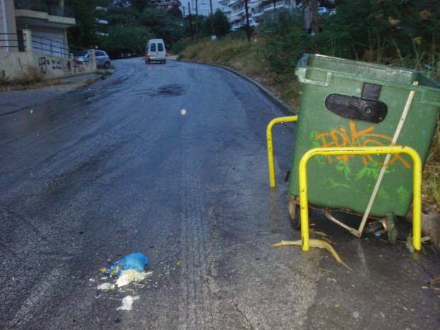 Πάτρα: Η βροχή κατέβασε σκουπίδια στην Αρόη - Δείτε φωτο - Φωτογραφία 2