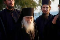 5214 - Την Ι. Σκήτη Βογορόδιτσα και το Παλαιομονάστηρο επισκέφθηκε ο 99ετής Ηγούμενος της Ι. Μονής Αγίου Παντελεήμονος