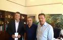 Επίσκεψη του Προέδρου του Συλλόγου Ομογενών Π.Ε. Πέλλας του Τορόντο στον Περιφερειάρχη Κεντρικής Μακεδονίας - Φωτογραφία 2