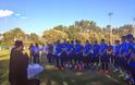 Aγιασμός στην Εθνική Ελλάδος ποδοσφαίρου στο Αθλητικό Κέντρο του Αγίου Κοσμά