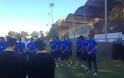 Aγιασμός στην Εθνική Ελλάδος ποδοσφαίρου στο Αθλητικό Κέντρο του Αγίου Κοσμά - Φωτογραφία 3
