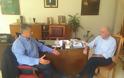 Συνάντηση του επικεφαλής τους Κινήματος Ανατροπής στην Αυτοδιοίκηση Γ. Πατούλη με το Δήμαρχο Ηρακλείου Κρήτης Β. Λαμπρινό - Φωτογραφία 1