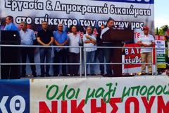 Μαζικό και αγωνιστικό το συλλαλητήριο της ΓΣΕΕ στη Θεσσαλονίκη