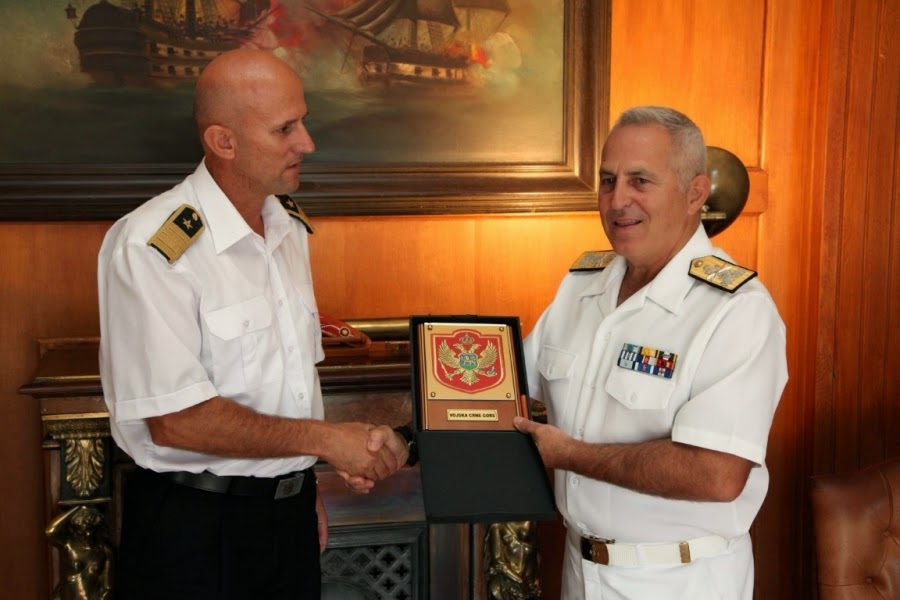 Επίσκεψη Διοικητή του Ναυτικού του Μαυροβουνίου στο ΓΕΝ - Φωτογραφία 1