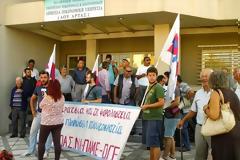 Παράσταση διαμαρτυρίας στην εφορία της Άρτας, για τον ΕΝΦΙΑ [photos]
