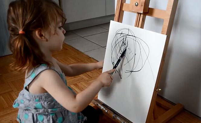 Μητέρα μετατρέπει τα σκίτσα της 2χρονης κόρης της σε πίνακες ζωγραφικής - Φωτογραφία 8