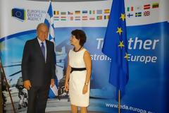 Συνάντηση ΥΕΘΑ Δημήτρη Αβραμόπουλου με τη Γ.Δ. του ΕΟΑ, τον Πρόεδρο του Ευρωκοινοβουλίου Martin Schulz και άλλους Ευρωπαίους αξιωματούχους στις Βρυξέλλες