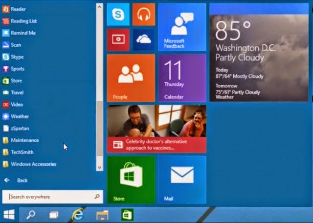 Δείτε πώς θα μοιάζει το νέο μενού Έναρξης των Windows 9! [βίντεο] - Φωτογραφία 1