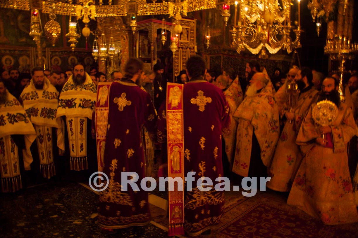 5262 -Φωτογραφίες από την Αγρυπνία, που βρίσκεται σε εξέλιξη, στο Βατοπαίδι - Φωτογραφία 9