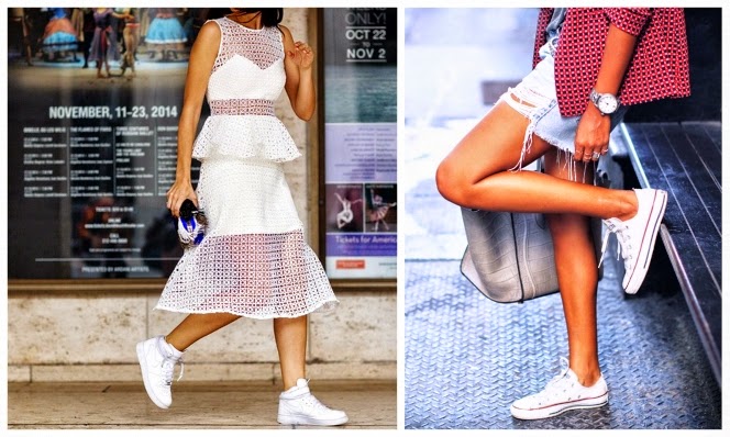 Sporty- Chic: 10+2 τρόποι να φορέσεις τα λευκά sneakers εκτός γυμναστηρίου! - Φωτογραφία 1