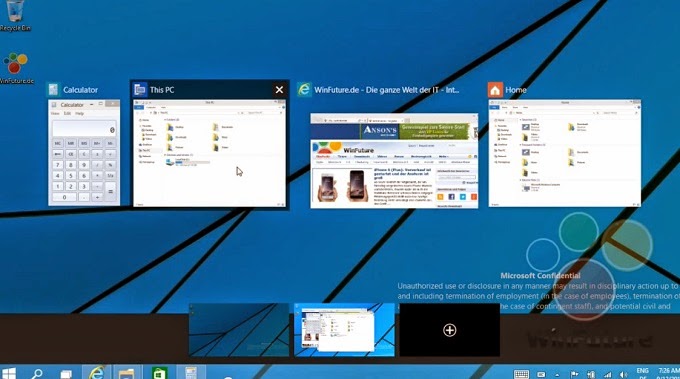 Όμορφο το Start Menu με τα Virtual Desktops των Windows 9 - Φωτογραφία 1