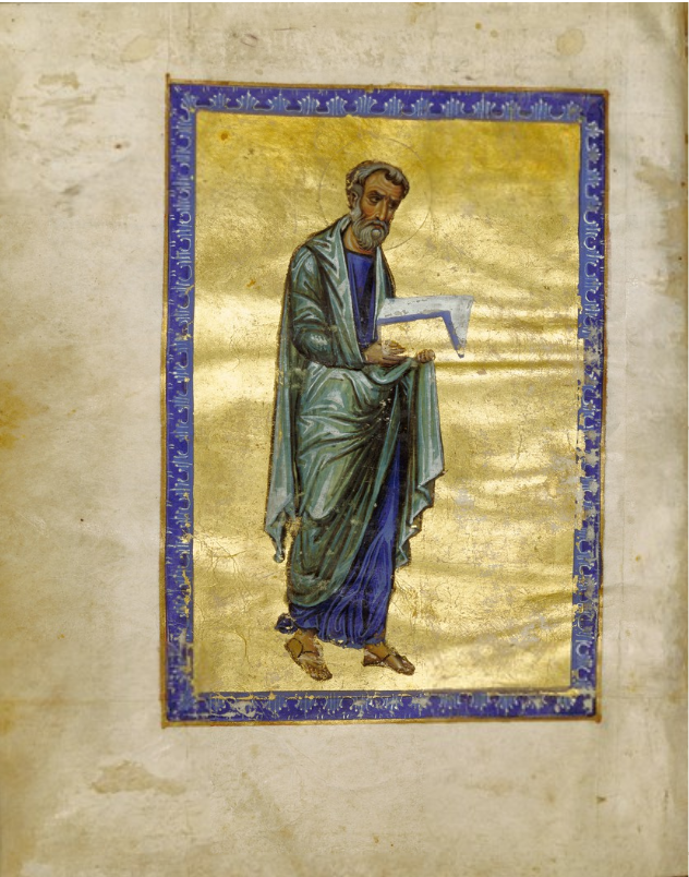 5284 - Φωτογραφία της αποσπασθείσης σελίδας από το Βυζαντινό χειρόγραφο της Ιεράς Μονής Διονυσίου Αγίου Όρους - Φωτογραφία 3
