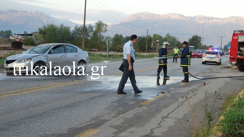 Δείτε φωτογραφίες από το τροχαίο που έγινε σήμερα το πρωί στην Ε.Ο. Τρικάλων – Άρτας - Φωτογραφία 17