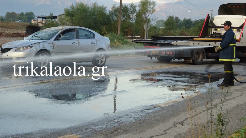 Δείτε φωτογραφίες από το τροχαίο που έγινε σήμερα το πρωί στην Ε.Ο. Τρικάλων – Άρτας - Φωτογραφία 18