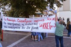 Κροτίδες, συνθήματα και πανό για τον Παύλο Φύσσα στην Ξάνθη [video]