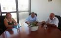 Συνάντηση Δημάρχου και Αντιδημάρχου Φαιστού με το Διοικητή της 7ης ΥΠΕ Κρήτης για θέματα υγείας