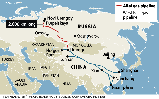 Τον Οκτώβριο οι υπογραφές Μόσχας - Πεκίνου για την προμήθεια φυσικού αερίου στην Κίνα μέσω της ανατολικής οδού - Φωτογραφία 1