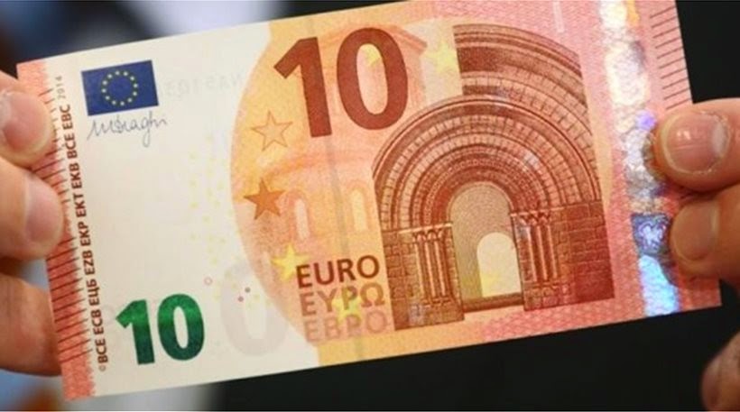 Από αύριο σε κυκλοφορία τα νέα χαρτονομίσματα των 10 ευρώ - Φωτογραφία 1