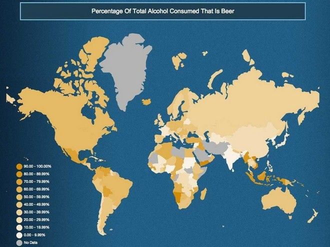 Χάρτες: Οι πιο μεθυσμένες χώρες του πλανήτη. Πόσο πίνουμε στην Ελλάδα [photos] - Φωτογραφία 7