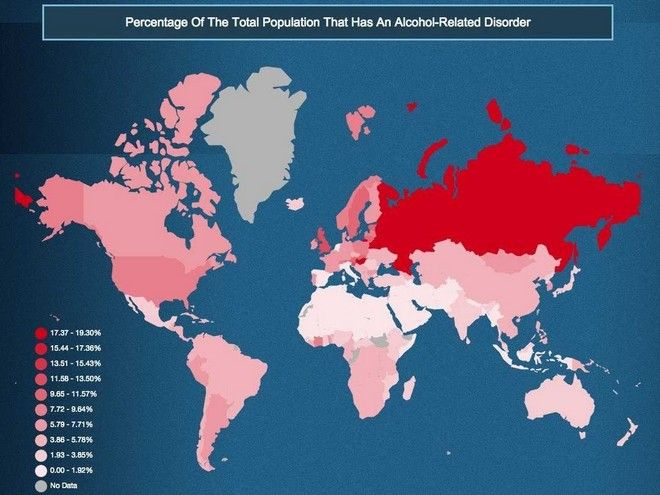 Χάρτες: Οι πιο μεθυσμένες χώρες του πλανήτη. Πόσο πίνουμε στην Ελλάδα [photos] - Φωτογραφία 8