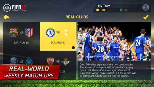 FIFA 15 Ultimate Team από την EA SPORTS: AppStore free - Φωτογραφία 7