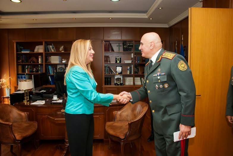 Συνάντηση ΑΝΥΕΘΑ Φώφης Γεννηματά με τον Αρχηγό των Ενόπλων Δυνάμεων της Γεωργίας - Φωτογραφία 2