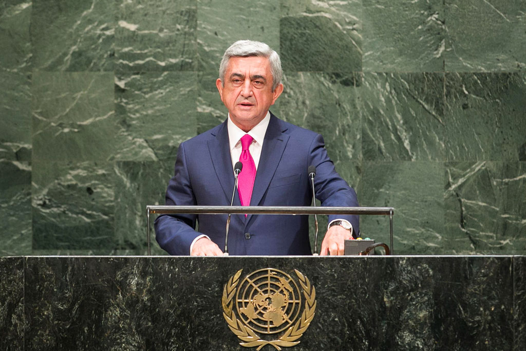 Σερζ Σαρκισιάν στον ΟΗΕ: 'Στο διάβολο οι συμφωνίες που δεν κυρώνει η Τουρκία' - Φωτογραφία 1