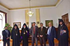 Συνάντηση του ΥΜΑΘ, Γ. Ορφανού με τον Πατριάρχη Κιλικίας, Αράμ τον Α΄