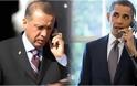 Τηλεφωνική επικοινωνία του Ομπάμα με τον Ερντογάν