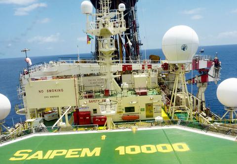 Το πλοίο - γεωτρύπανο Saipem 10000, άρχισε εργασία στην κυπριακή ΑΟΖ - Φωτογραφία 1