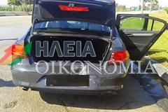 Ηλεία: Διπλή καραμπόλα 5 Ι.Χ. στον κόμβο Φιλοθέης Πύργου
